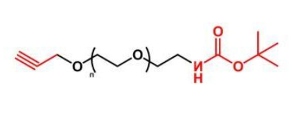 BOC-NH-PEG-Alkyne;叔丁氧羰基聚乙二醇炔;Alkyne-PEG-NH-BOC BOC-NH-PEG-Alkyne;叔丁氧羰基聚乙二醇炔;Alkyne-PEG-NH-BOC