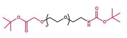 Boc-NH-PEG-Tert；叔丁氧羰基聚乙二醇叔丁酯；Boc-NH-PEG-CH2COOtBu