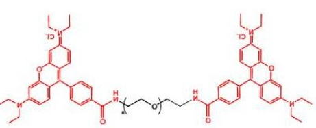 Rhodamine-PEG-Rhodamine; RB-PEG-RB;二罗丹明聚乙二醇