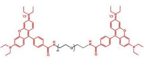 Rhodamine-PEG-Rhodamine; RB-PEG-RB;二罗丹明聚乙二醇