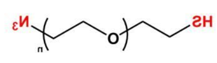 N3-PEG-SH，叠氮聚乙二醇巯基，N3-PEG-Thiol