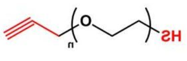 Alkyne-PEG-SH；炔基聚乙二醇巯基；SH-PEG-Alkyne