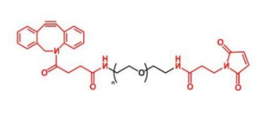 MAL-PEG-DBCO；马来酰亚胺聚乙二醇二苯基环辛炔