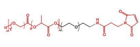 PLGA-PEG-MAL；聚乳酸-羟基乙酸共聚物聚乙二醇马来酰亚胺；MAL-PEG-PLGA