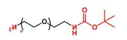 BOC-NH-PEG-N3; N3-PEG-NH-BOC;叔丁氧羰基聚乙二醇叠氮