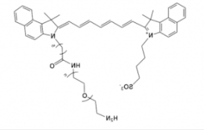 ICG-PEG-NH2  吲哚菁绿-聚乙二醇-氨基ICG-PEG-NH2  吲哚菁绿-聚乙二醇-氨基