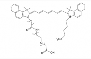 ICG-PEG-COOH  吲哚菁绿-聚乙二醇-羧基