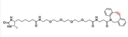 CAS:2032788-37-5；Desthiobiotin-PEG4-DBCO；脱硫生物素-四乙二醇-二苯基环辛炔