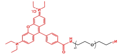 Rhodamine-PEG-N3 N3-PEG-Rhodamine 罗丹明聚乙二醇叠氮