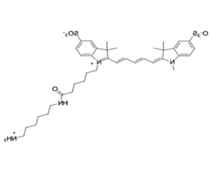 Sulfo-Cyanine5 amine，水溶性 Cy5 NH2，Sulfo-Cy5荧光染料