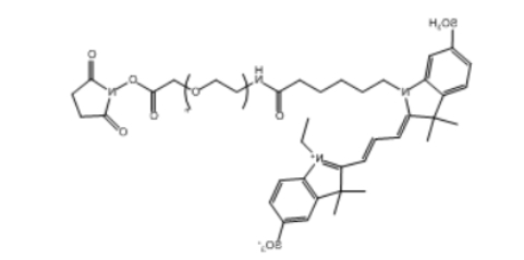 Cy3-PEG-NHS ester，Cy3-聚乙二醇-活性酯 