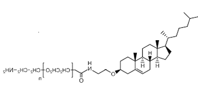 Cholesterol-PEG-Amine 胆固醇-聚乙二醇-氨基