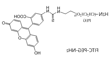 荧光素-聚乙二醇-氨基 荧光标记 FITC-PEG-NH2 