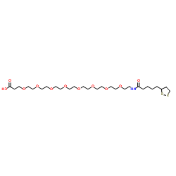 1334172-70-1，(R)-硫辛酰氨基-PEG8-羧酸，PROTAC(蛋白降解靶向嵌合体)