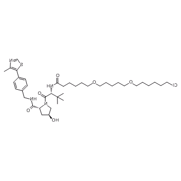 1835705-61-7	(S,R,S)-AHPC-(C3-PEG)2-C6-Cl   PROTAC(蛋白降解靶向嵌合体)