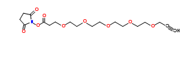 1393330-40-9;Propargyl-PEG5-NHS ester 1393330-40-9;Propargyl-PEG5-NHS ester