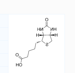 CAS号：58-85-5；D-Biotin；D-生物素，是多种羧化酶的辅酶,在羧化酶反应中起CO2载体的作用