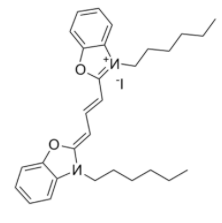 碘代3,3'-二己氧基羰花青	 