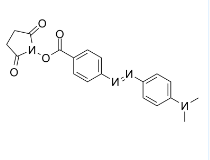 CAS号：146998-31-4；DABCYL SE；4-[4-(二甲基氨基)苯偶氮]苯甲酸 N-丁二酰亚胺酯