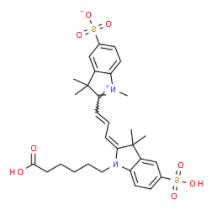  磺酸基-Cy3 羧酸	 