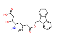CAS号：158257-40-0，抑胃酶氨酸-FMOC，FMOC-STA-OH