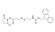 Fmoc-NH-ethyl-SS-propionic NHS ester 