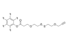 Propargyl-PEG1-SS-PEG1-PFP ester 