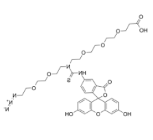 N-(Azido-PEG2)-N-Fluorescein-PEG3-acid 
