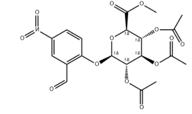 Methyl 1-O-(2-formyl-4-nitrophenyl)-2 