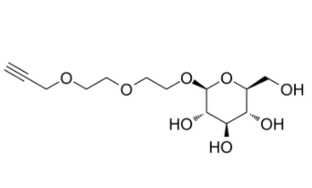 Propargyl-PEG2-beta-D-glucose 