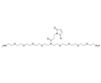 N-Mal-N-bis(PEG4-amine)	 