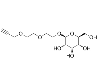 Propargyl-PEG2-beta-D-glucose 