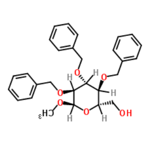 甲基-2,3,4-三-O-苄基-alpha-D-吡喃葡萄糖苷	 