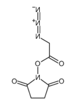 叠氮乙酸 NHS 酯	 