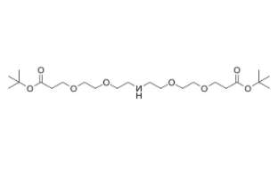 NH-bis(PEG2-C2-Boc)	 