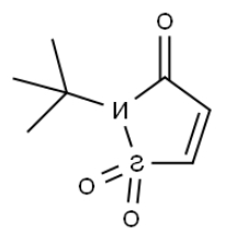 CAS号：119639-24-6，2-(叔丁基)异噻唑-3(2H)-酮，1，1-二氧化物