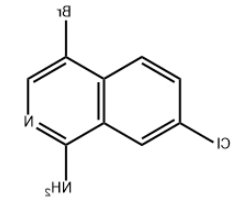 CAS号：1783394-01-3，4-溴-7-氯异喹啉-1-胺