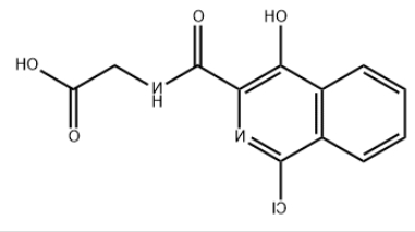 CAS号：223387-75-5，「「(1-氯-4-羟基异喹啉-3-基)羰基」氨基」乙酸