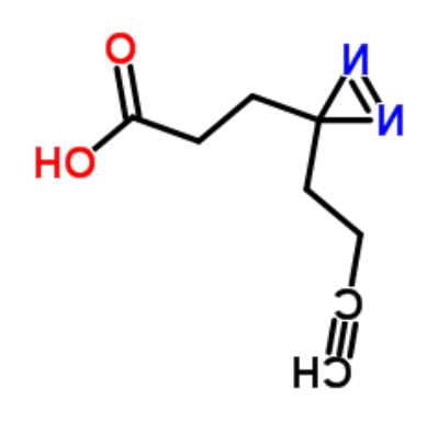 3-(3-(丁-3-炔-1-基)-3H-二氮杂萘-3-基)丙酸	 