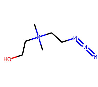 (2-Azidoethyl)(2-hydroxyethyl)dimethylazanium (2-Azidoethyl)(2-hydroxyethyl)dimethylazanium