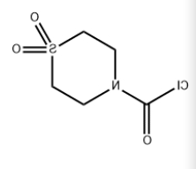 CAS号39093-77-1，硫代吗啉-1，1-二氧化物-4-碳酰氯.png