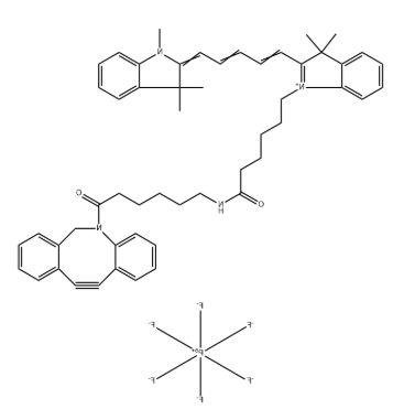 Cyanine5-C6-DBCO，CAS号：2360411-64-7，CY5-C6-二苯并环辛炔