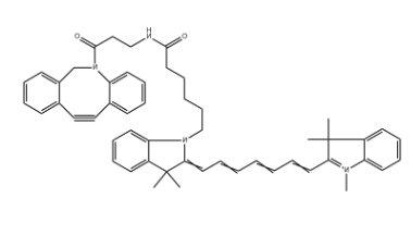 Cyanine7 DBCO，CAS号：2253710-45-9，Cy7-二苯基环辛炔