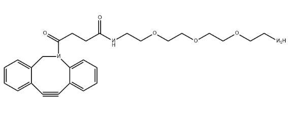 DBCO-PEG3-amine，CAS号：2093409-57-3，二苯并环辛炔-三聚乙二醇-氨基.png