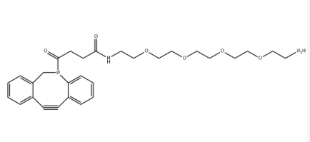 DBCO-PEG4-amine，CAS号：1840886-10-3，二苯基环辛炔-四聚乙二醇-胺