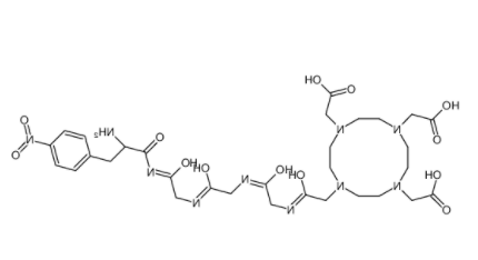 DOTA-glycyl-glycyl-glycyl-(4-nitrophenyl)alanine amide 