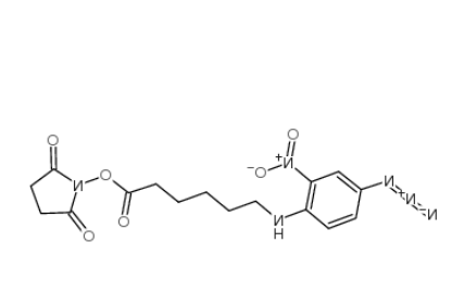 6-(4-叠氮-2-硝基苯胺基)己酸 N-羟基琥珀酰亚胺酯	 