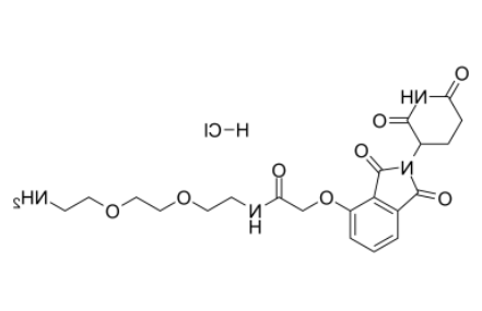 Thalidomide-O-amido-PEG2-C2-NH2 hydrochloride 
