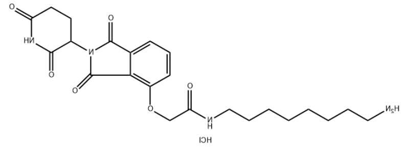 Thalidomide-O-amido-C8-NH2 hydrochloride 