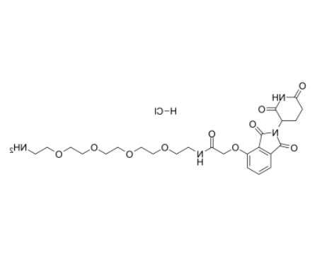 Thalidomide-O-amido-PEG4-C2-NH2 hydrochloride 
